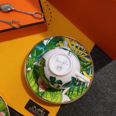 wholesale quality hermes passifolia coffee cup  saucer and spoon 